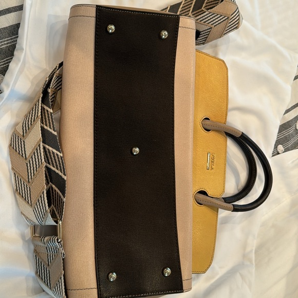 FURLA large tote, two gorgeous tone color, top handle or Crossbody 15x12x6” - Picture 13 of 13